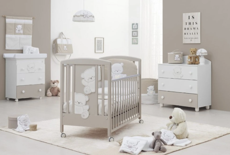 Italbaby dětský pokoj Jolie Choco textilní sada